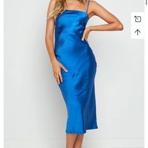 NWT Indigo Midi Dress